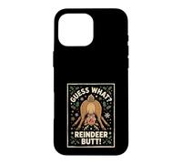 Devinez Quel Cul de Renne a Un drôle de Noël Coque pour iPhone 16 Pro Max