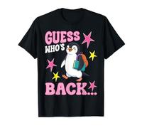 Devinez Qui est de Retour à l'école Penguin, élève-Enseignant T-Shirt