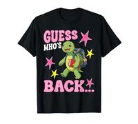 Devinez Qui est de Retour à l'école : Turtle Student Teacher Welcome T-Shirt