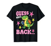 Devinez Qui est de Retour à l'école : Un Mignon Dinosaure est Le bienvenu T-Shirt