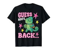 Devinez Qui est de Retour à l'école : Un Mignon étudiant caméléon est Le bienvenu T-Shirt