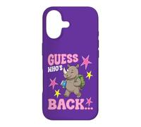 Devinez Qui est de Retour à l'école Un Mignon étudiant rhinocéros est Le bienvenu Coque pour iPhone 17