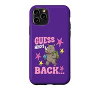 Devinez Qui est de Retour à l'école Un Mignon étudiant rhinocéros est Le bienvenu Coque pour iPhone 11 Pro
