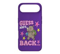 Devinez Qui est de Retour à l'école Un Mignon étudiant rhinocéros est Le bienvenu Coque pour iPhone Air