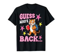 Devinez Qui est de Retour à l'école Un Mignon Tigre, étudiant et Enseignant, Bienvenue T-Shirt