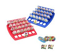 AWHAO Devinez qui jeu jeu de voyage 2 joueurs jeu de société familial pour les cadeaux de la saint-valentin pour les enfants, chiffre