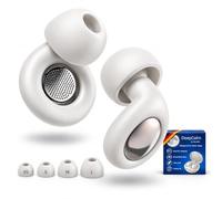 Devinita Deep Calm Bouchons d’oreilles pour dormir, 27 dB - Bouchons réutilisables en silicone pour réduire le bruit, pour dormir sur le côté, les voyages, l’avion, les concerts et la détente