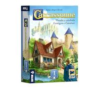 Devir Carcassonne : auberges et cathédrales | Extension de Jeu de société stratégique, tuiles, pions et Nouvelles règles pour jusqu'à 6 Joueurs (BGCARPCPS)