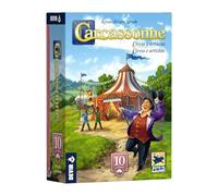 Devir Carcassonne Expansion Cirques et Artistes - Jeu de société stratégique avec Supporters, Pyramides et maître de cérémonies pour familles et Fans du Classique (BGCARCAPS)