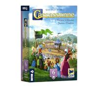 Devir Carcassonne : Tournois et Blasons - Extension du Jeu de société Classique, stratégie, Pose de Carreaux, compétition et Prix pour 2-6 Joueurs (BGCARTBPS)