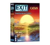 Devir - Exit : Aventures en Catan - Jeu d'évasion coopératif de Table Mystère et Aventure, Escape Room à la Maison, Puzzle et déduction familiale, 45-90 Min, +10 Ans, Version espagnole (BGEXIT26ES)