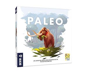 Devir Paleo Jeu de société coopératif, stratégie dans la préhistorique, 2-4 Joueurs, 10 Ans et Plus (BGPALSP)