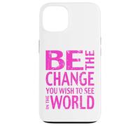 Devis Le Changement Ghandi Coque pour iPhone 13