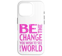 Devis Le Changement Ghandi Coque pour iPhone 16 Pro