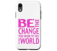 Devis Le Changement Ghandi Coque pour iPhone XR