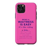 Devise de Serveuse Life Being a Server is Easy Funny Waiter Coque pour iPhone 11 Pro