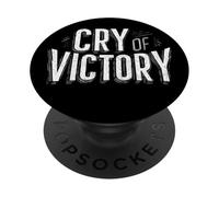 Devise Pretty Cry of Victory PopSockets PopGrip Adhésif