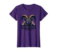 Devise Undefeated Since Birth Ram Strength T-Shirt, Femme, Violet, L