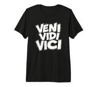 Devise Veni Vidi Vici Bold Gamer Athlète T-Shirt Haut de Gamme