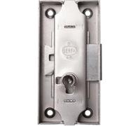Serrure espagnolette 80x40mm axe 20mm longueur du canon 12mm gauche finition fer - DEVISMES - 12383-002-G