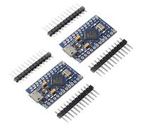 DEVMO Uino Lot de 2 modules de développement Micro USB ATmega32U4 5 V 16 MHz avec 2 rangées d'en-tête de broches compatibles avec Ardo-Uino Leonardo Remplacement ATmega328 Pro Mini