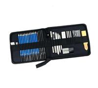 DEVNWIGMO 1 Ensemble de Crayons à Dessiner Sketch pour Débutants Art Essentiel En Matériaux Durables avec Trousse Zippée Pratique Suitable pour Adultes Créatifs