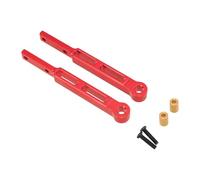 DEVNWIGMO 1 Ensemble Pont D'Essieu Arrière RC Pièces Aluminium Alliage Châssis Métal Fixation Adapté pour MN82 MN82S MN82PRO Rénovation Maquettes, Rouge