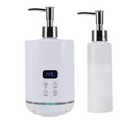 DEVNWIGMO 3 Pièces Chauffe-huile de Massage Numérique Chauffe-bouteille Chauffe-lotion et Appareil Chauffant avec Deux Distributeurs Inclus Approprié pour Les, Blanc