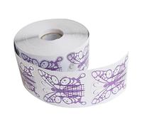 DEVNWIGMO 300 Pièces Formes Extension Ongles Autocollantes Guide Ongles Extension Stickers Décoratifs pour Manucure Adaptées à Praticien Étudiant Formation Débu, Violet