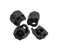 DEVNWIGMO 4 Pièces RC Shock Cap Protector Capuchon Amortisseur Léger Résistant Aux Impacts Facile à Changer Pièce de Rechange pour Voitures Télécommandées, Noir