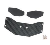 DEVNWIGMO Aile Arrière RC Car Spoiler Carrosserie Micro-b 2WD en Fibre de Carbone Aluminium Montage avec Vis Accessoire de Remplacement Pièces Réparation