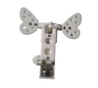 DEVNWIGMO Auto Butterfly Wing Papillon Mécanique Automatisé Ouvreur et Fermeur Électronique à Pile Décoration d'Ailes Artificielles Simulées Ornement Papillon, Blanc