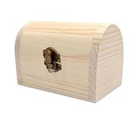 DEVNWIGMO Boîte En Bois Boîte de Rangement Décorative Coffre à Secrets Écrin pour Bijoux Boîte D'Artisanat Non Traitée Adaptée pour Les Projets Scolaires et Le, Style A