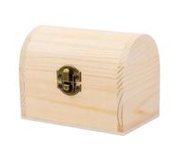 DEVNWIGMO Boîte En Bois Boîte de Rangement Décorative Coffre à Secrets Écrin pour Bijoux Boîte D'Artisanat Non Traitée Adaptée pour Les Projets Scolaires et Le, Style B