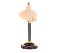 DEVNWIGMO Buste Support Tête Sculpture 1/6 Socle pour Sculpture de Tête Humain Plateforme PVC Convient à Collection de Poupées Présentation D'Écharpes, Une femme a
