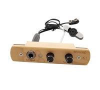 DEVNWIGMO Cajon Drum Pickup Accessoire Microphonique pour Instruments de Percussion Système de Réglage de Tonalité Installation Facile Matériaux Durables pour