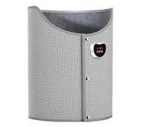 DEVNWIGMO Chauffe-pieds Électrique Intelligent Coussin Chauffant Sécurisé Pad Thermique Portable Multifonction Structure Enveloppante Chaleur Adapté pour Studio, Gris