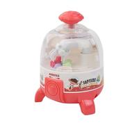 DEVNWIGMO Claw Machine Mini Jeu de Grue Jouet Arcade Attrape Poupée Distributeur de Prix en PP Favorise la Coordination Œil Main et la Créativité pour Enfant, rouge
