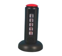 DEVNWIGMO Electrical Shaking Dice Cup Gobelet Électronique Automatique pour Jeux de Dés Shaker Électrique Rouleau Intégré Cinq Dés en PP Robuste Adapté aux