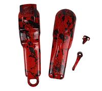 DEVNWIGMO Ensemble de 4 Couvercles de Rechange pour Tondeuse à Cheveux, Couvercles de Clip et de Boîtier Modifiables, Couvercles de Moteur et à Personnal, rouge