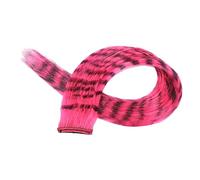 DEVNWIGMO Extensions Cheveux Colorés Rajouts Synthétiques Droits à Clip Ajustable Matière Résistante Chaleur et Flexible Changement Rapide Application F, c