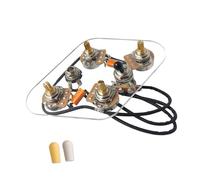 DEVNWIGMO Faisceau de Câblage Pré-câblé pour Micro de Guitare électrique, Robuste et Pratique, Sélecteur 3 Positions