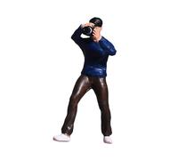 DEVNWIGMO Figurine Miniature Personnage Modèle Résine Décoration Scène Miniature Détails Réalistes Adapté pour Décor Maison Photographie Éducation Jeu, Photographe