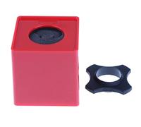 DEVNWIGMO Flag Accessoires Décoration Reporter Fonction Protection Fermeture Forme Cube Adapté Conférence Évènement, Rouge