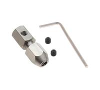 DEVNWIGMO Flexible Shaft Coupler Raccord Jonction Flexible Inox Connecteur Arbre Motorisé Simplicité Adapté pour Modélisme Avion Bateau Jouet, 4mmx4mm