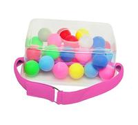 DEVNWIGMO Jeu de Balle Balancement Secouer Jeu de Groupe Physique Jouet D'Intégration Sensorielle avec 30 Balles PP Ceinture Ajustable Fournie Convient pour Enf, Ceinture Rose