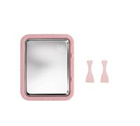 DEVNWIGMO Machine à Glace Smoothie Rouleaux Crème Sorbet Plateau Inox Alimentaire DIY Utilisation sans Électricité Nettoyage Rapide pour Adaptée à Enfants Cuisine Été, Rose L