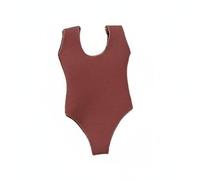 DEVNWIGMO Maillot de Bain Femme pour Figurine Articulée Tenue à Découpe Jambe Haute Combinaison Miniature Fine pour Diorama Adapté à la Personnalisation Création, Rouge Rouille