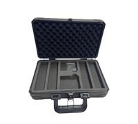 DEVNWIGMO Mallette Jetons Boîte Aluminium Alliage Rangement Carte Jeu avec EVA Amortissant et Organisation Rigoureuse Adaptée Aux Déplacements Bureau Détente Ma, Capacité de 200 Puces