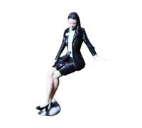 DEVNWIGMO Miniature Figurine Femme Résine Élégante pour Diorama Créativité Objet Déco Ornement Maison de Poupée Scène Réaliste Accessoire Collection Loi, Style F